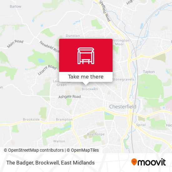 The Badger, Brockwell map