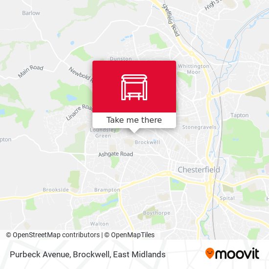 Purbeck Avenue, Brockwell map