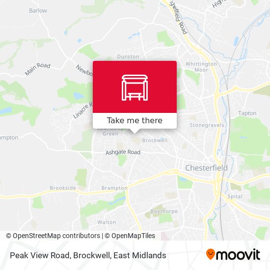 Peak View Road, Brockwell map