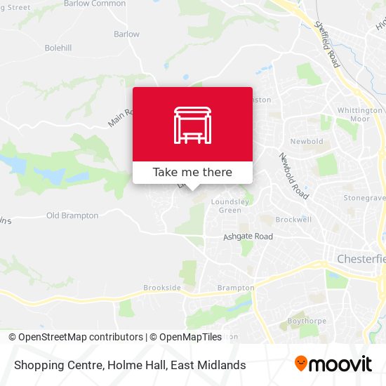 Shopping Centre, Holme Hall map