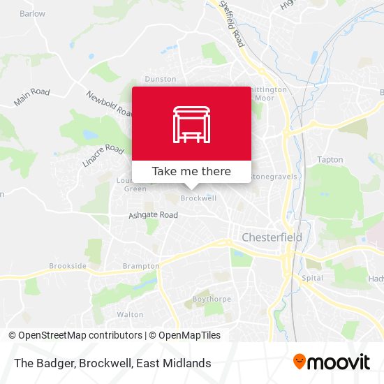 The Badger, Brockwell map