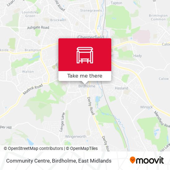 Community Centre, Birdholme map