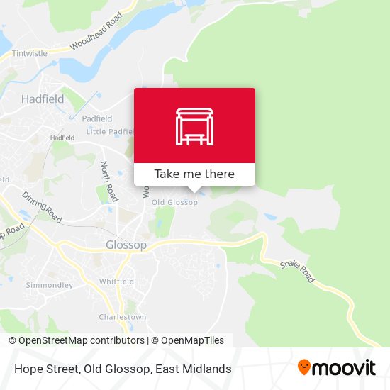 Hope Street, Old Glossop map