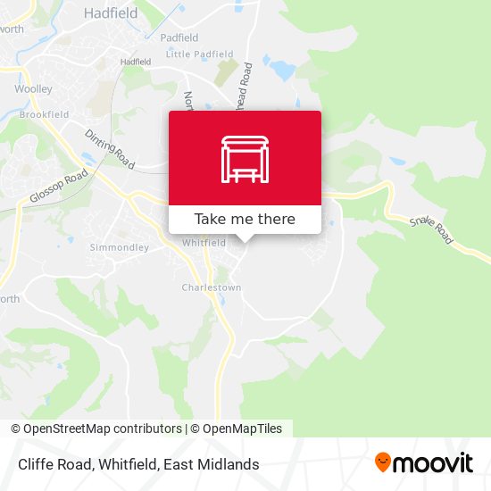 Cliffe Road, Whitfield map
