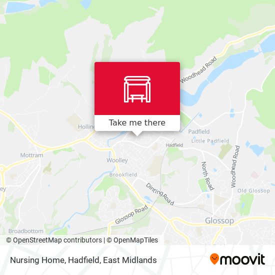 Nursing Home, Hadfield map