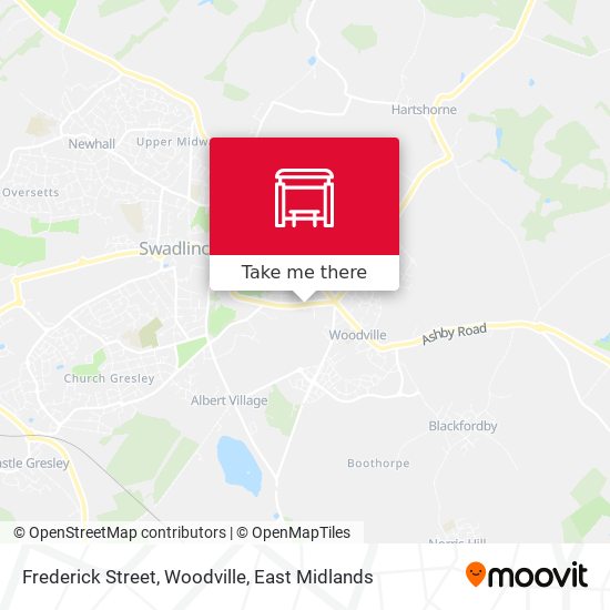 Frederick Street, Woodville map