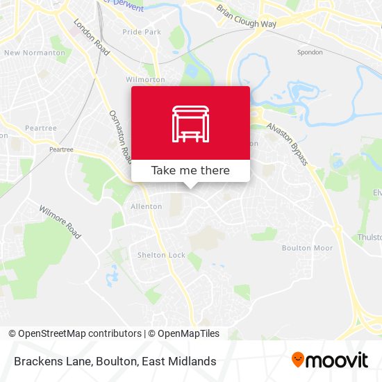 Brackens Lane, Boulton map