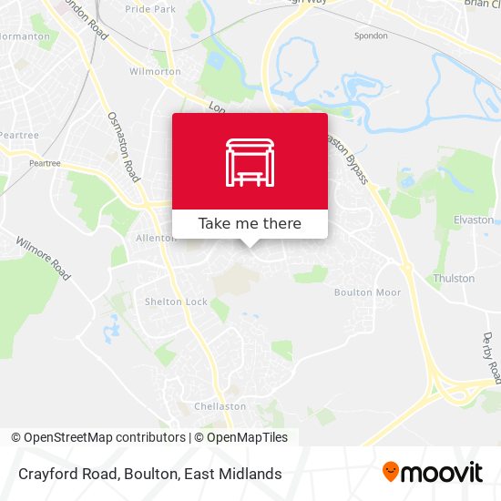 Crayford Road, Boulton map
