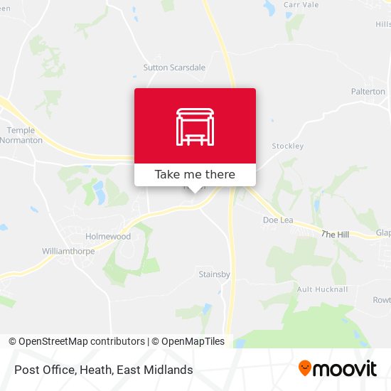 Post Office, Heath map