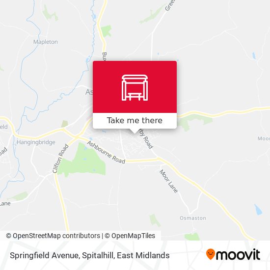 Springfield Avenue, Spitalhill map