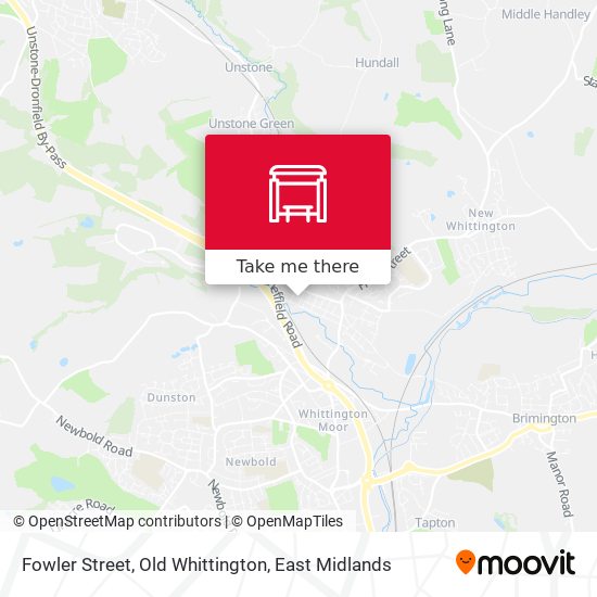 Fowler Street, Old Whittington map