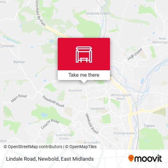 Lindale Road, Newbold map
