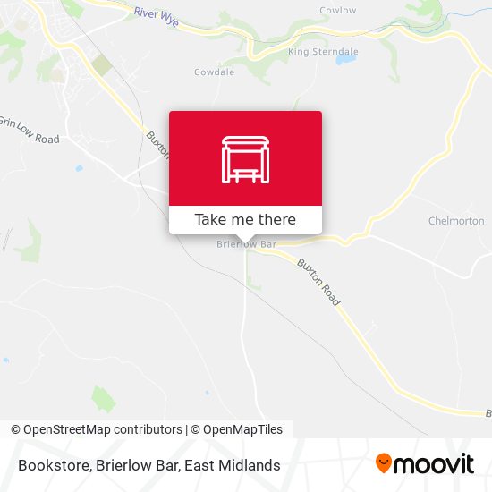 Bookstore, Brierlow Bar map