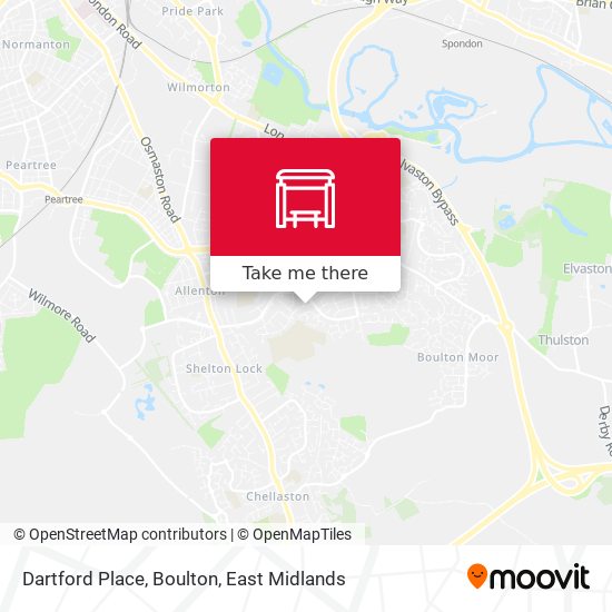 Dartford Place, Boulton map