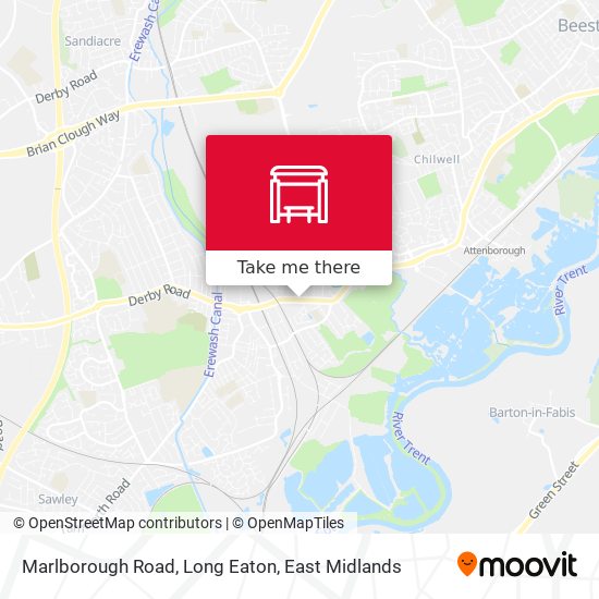 Marlborough Road, Long Eaton map