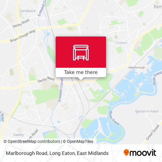 Marlborough Road, Long Eaton map