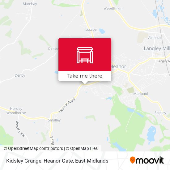 Kidsley Grange, Heanor Gate map