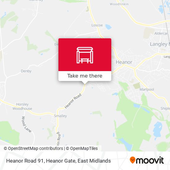 Heanor Road 91, Heanor Gate map