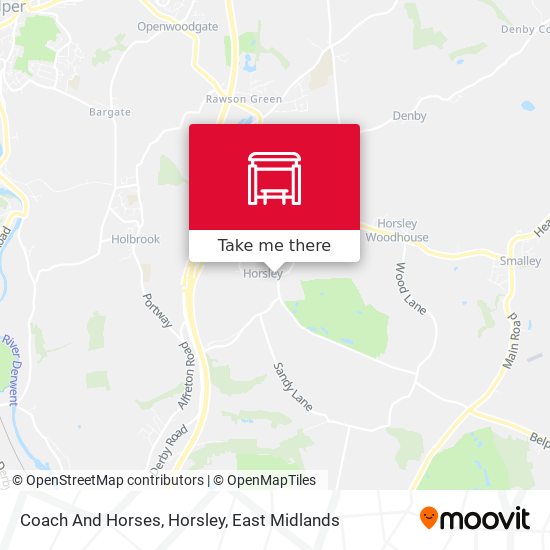 Coach And Horses, Horsley map