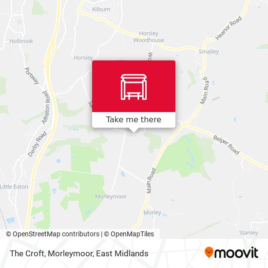 The Croft, Morleymoor map