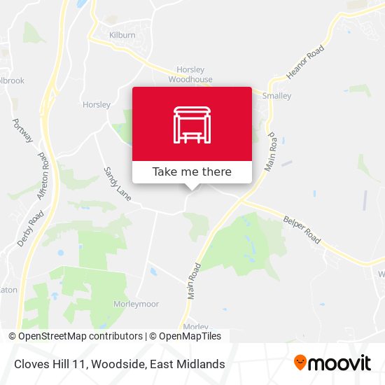 Cloves Hill 11, Woodside map