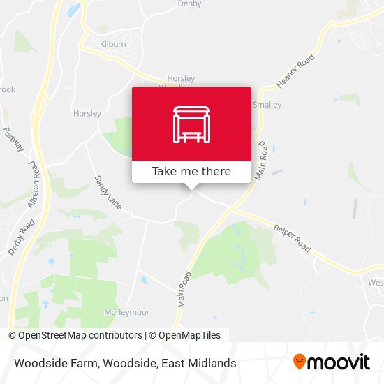 Woodside Farm, Woodside map