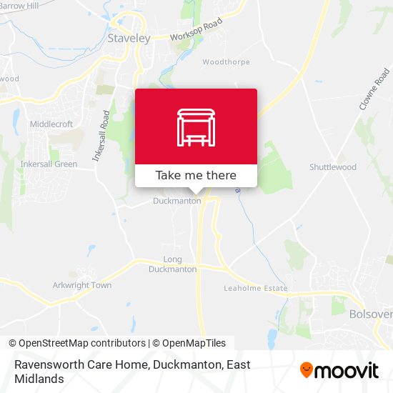 Ravensworth Care Home, Duckmanton map