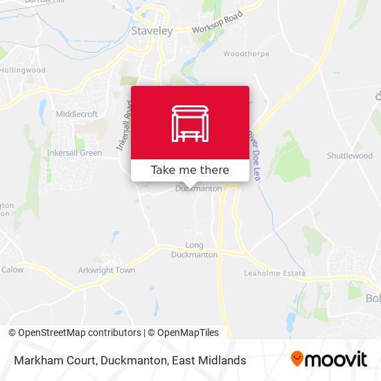 Markham Court, Duckmanton map