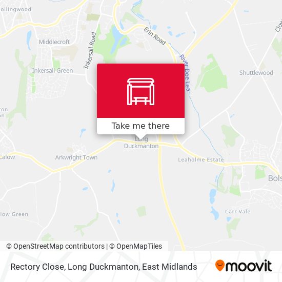 Rectory Close, Long Duckmanton map