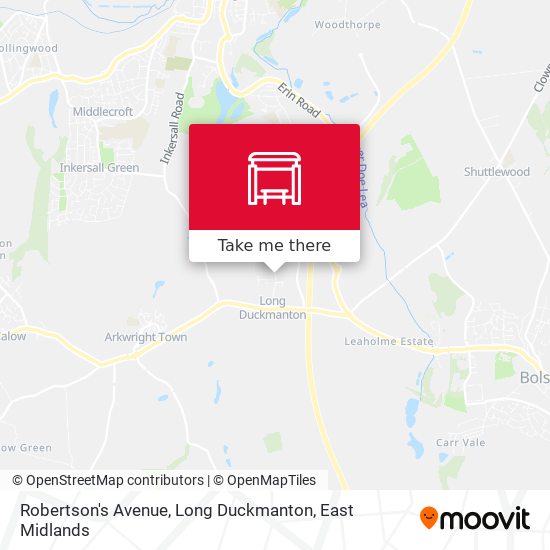 Robertson's Avenue, Long Duckmanton map