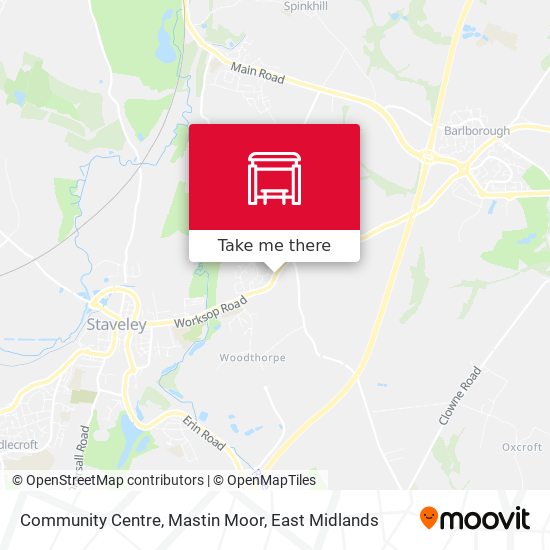 Community Centre, Mastin Moor map