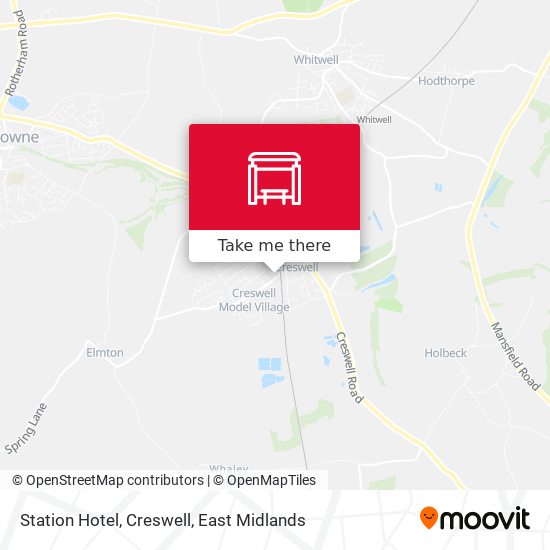 Station Hotel, Creswell map