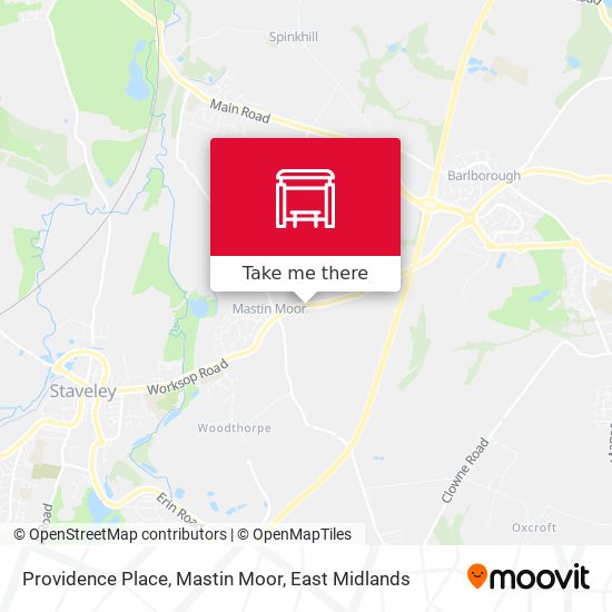 Providence Place, Mastin Moor map