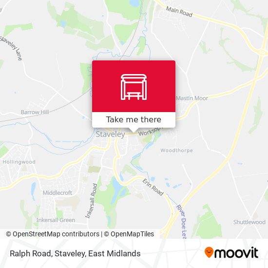 Ralph Road, Staveley map