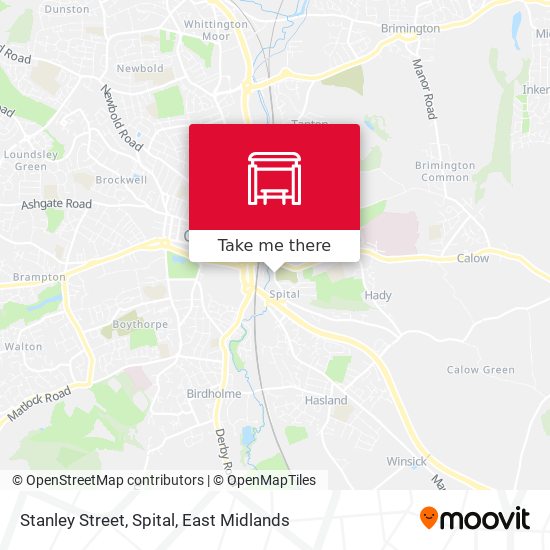 Stanley Street, Spital map