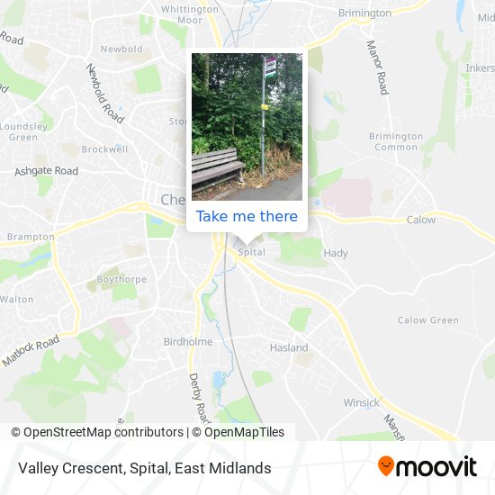 Valley Crescent, Spital map