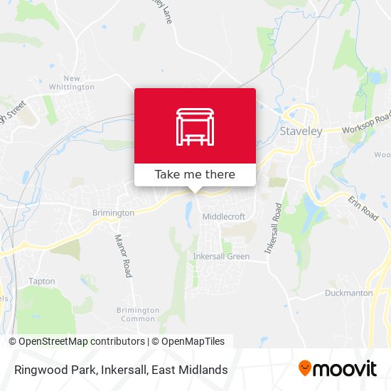 Ringwood Park, Inkersall map