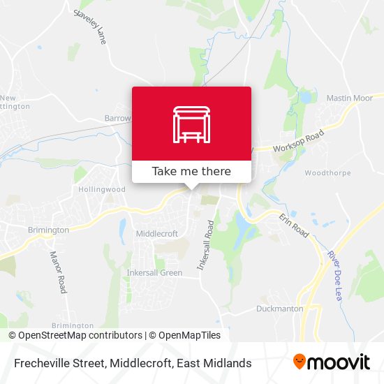 Frecheville Street, Middlecroft map