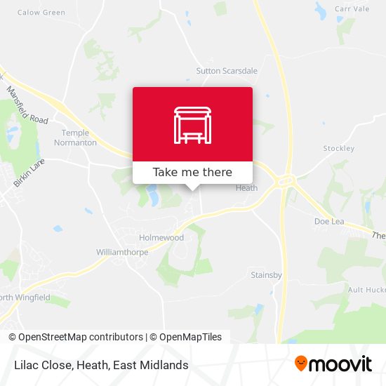 Lilac Close, Heath map