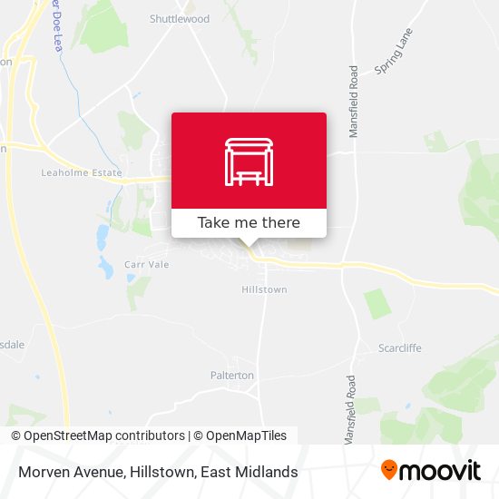 Morven Avenue, Hillstown map