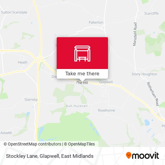 Stockley Lane, Glapwell map