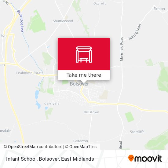 Infant School, Bolsover map
