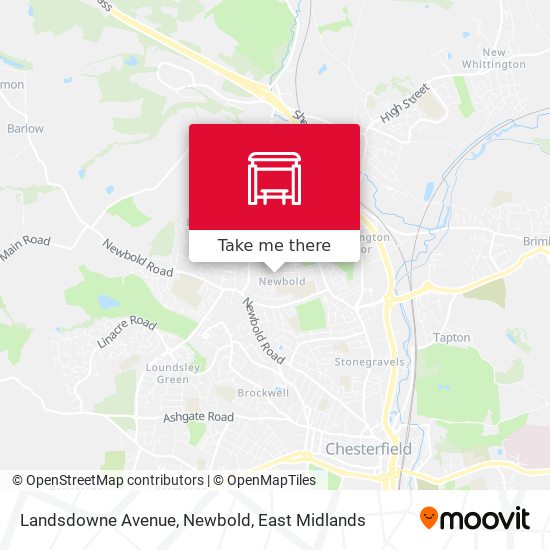 Landsdowne Avenue, Newbold map