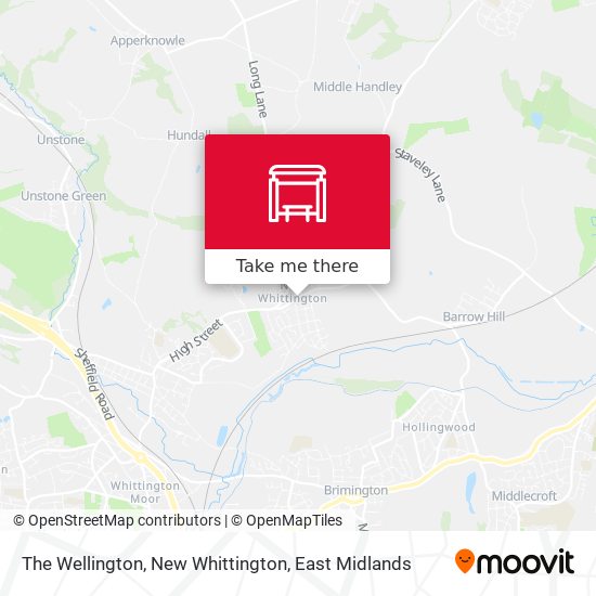 The Wellington, New Whittington map