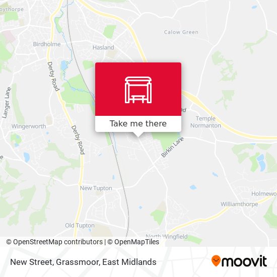 New Street, Grassmoor map