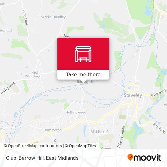 Club, Barrow Hill map