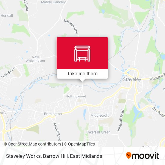 Staveley Works, Barrow Hill map