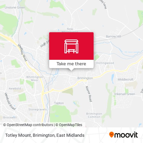 Totley Mount, Brimington map