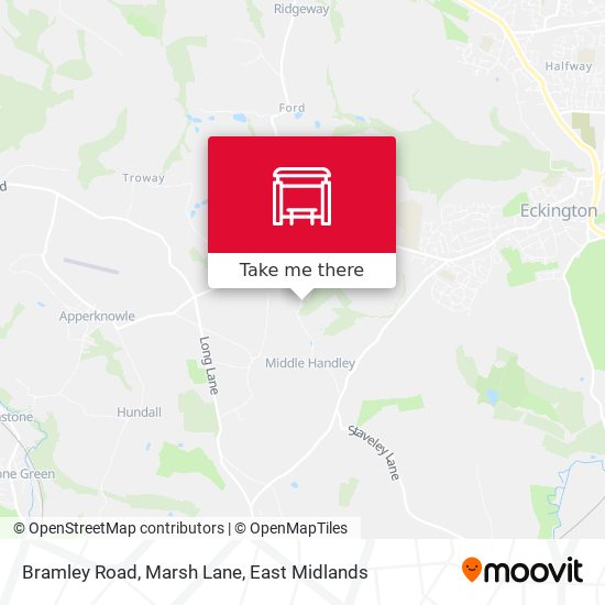 Bramley Road, Marsh Lane map