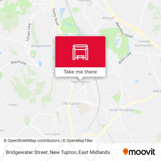 Bridgewater Street, New Tupton map